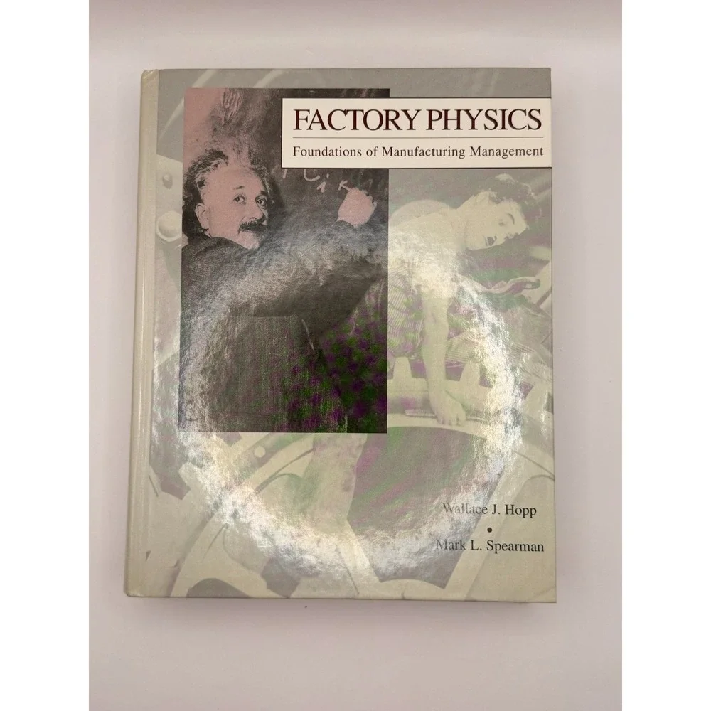 Factory Physics Hopp Spearman 1996 Hardcover Instructor Copy Manufacturing
